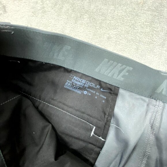 Nike Golf Dri-Fit Chino Shorts Mens 36 Gray Pockets Performance Standard Fit - Picture 2 of 5